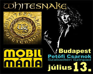 Whitesnake & Mobilmánia koncert